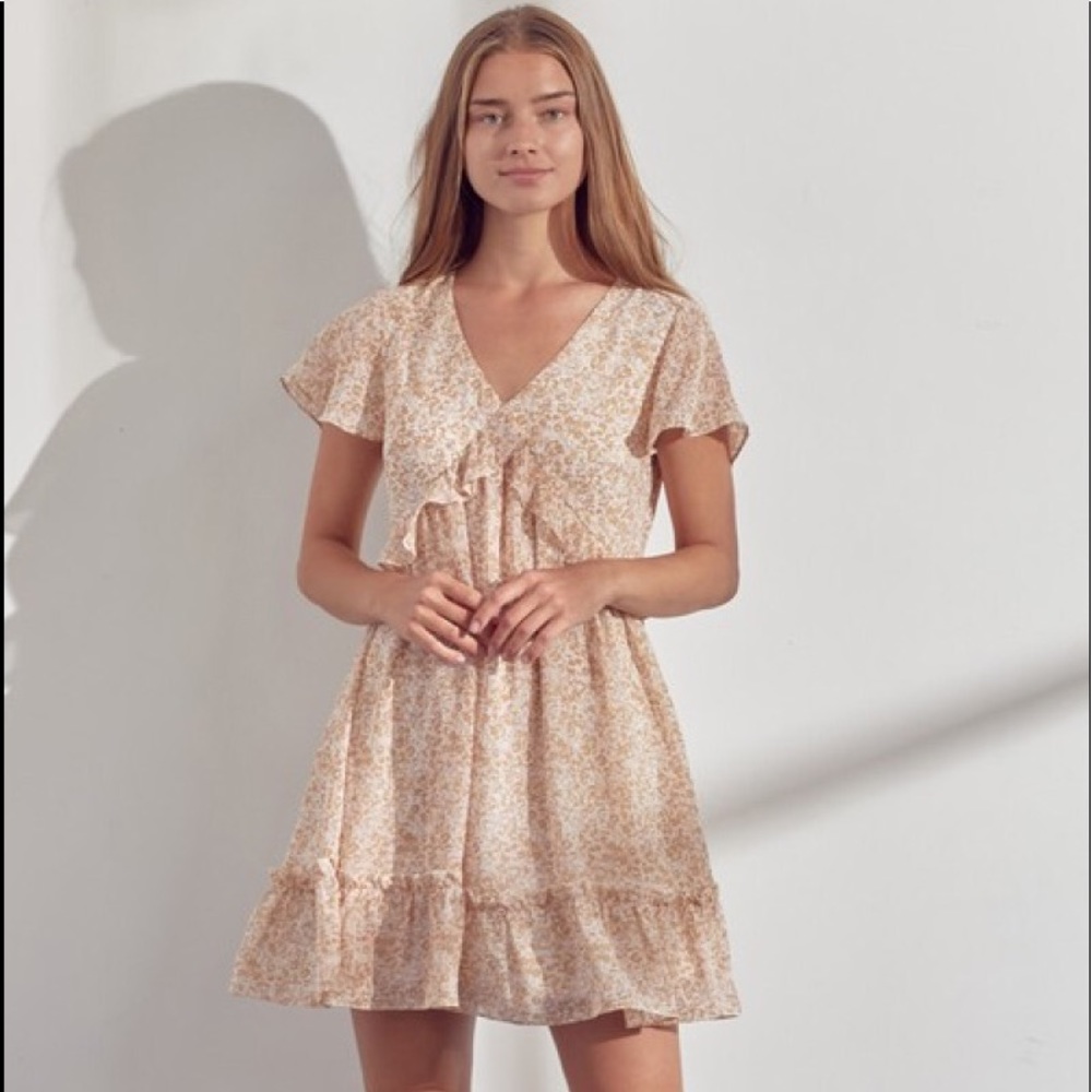 Animal Floral Print Dress